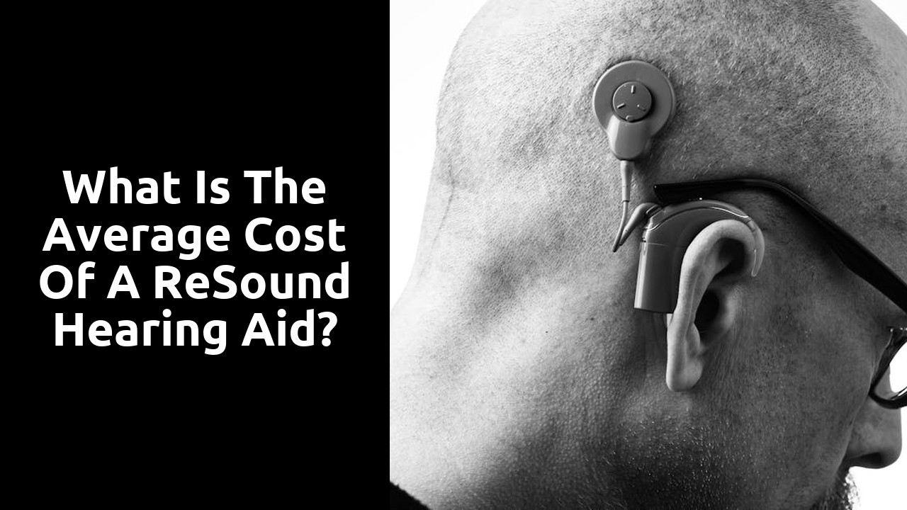 What is the average cost of a ReSound hearing aid?