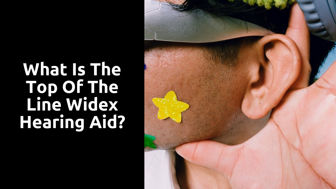 What is the top of the line Widex hearing aid?